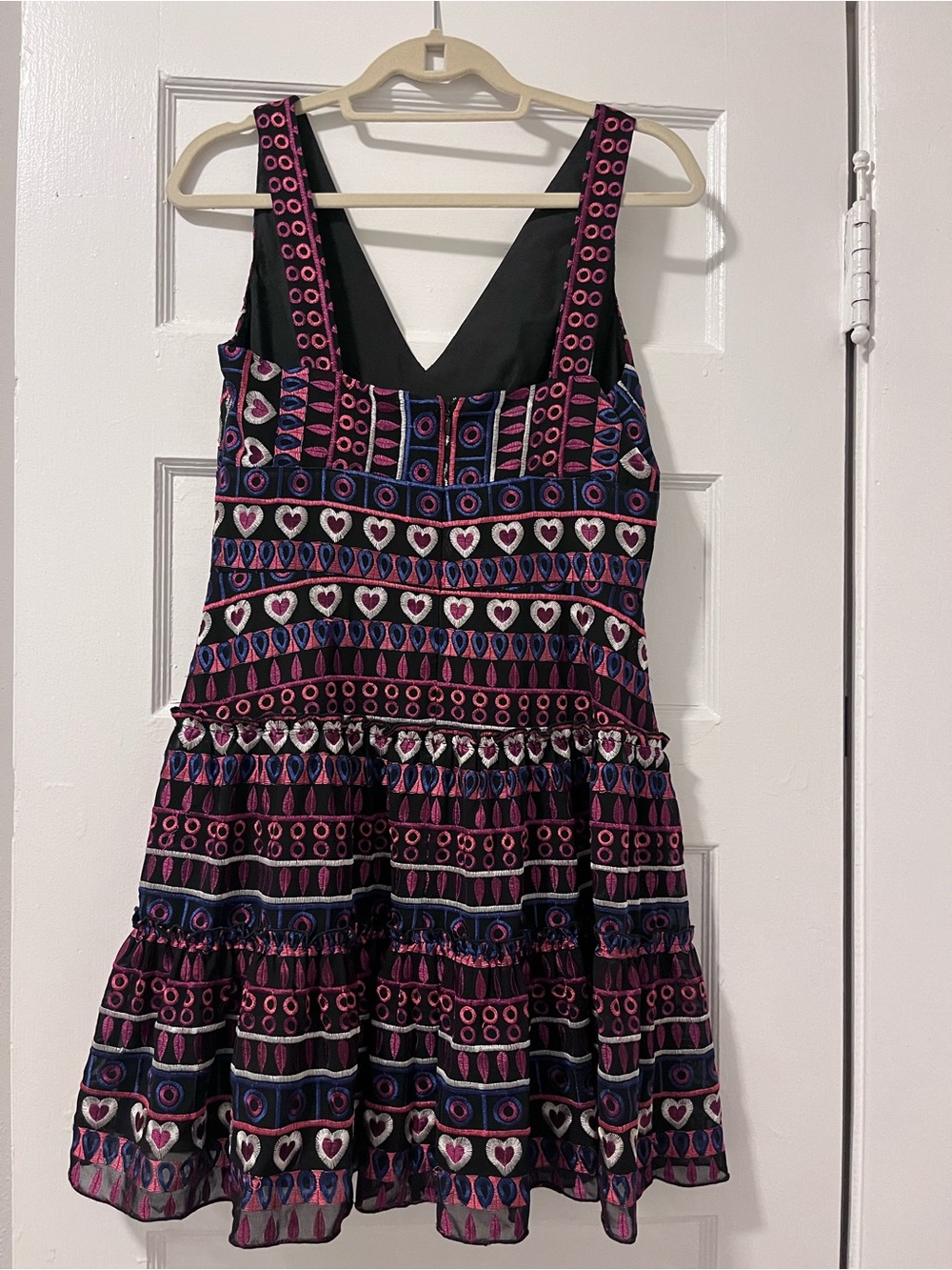 ๐ค ANNA SUI ๐ Hearts Semi-Formal Cocktail Dress - Picture 5 of 7